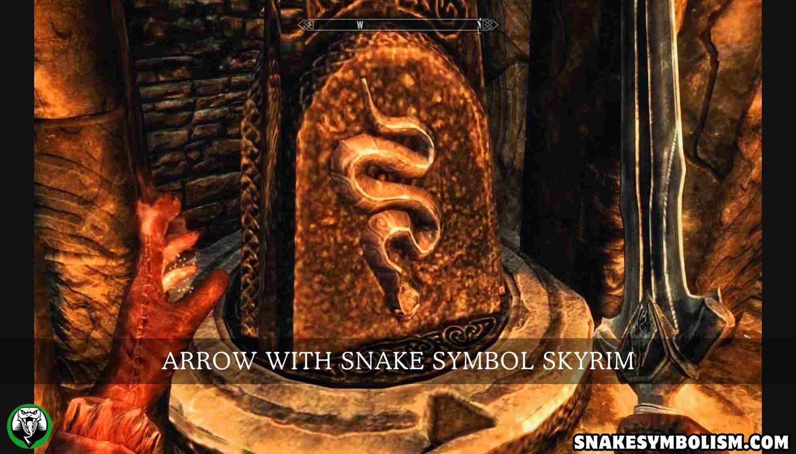 arrow with snake symbol skyrim